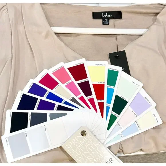 Lulu's Chic on Repeat Taupe V-Neck Long Sleeve Size XS NWT - Picture 12 of 13